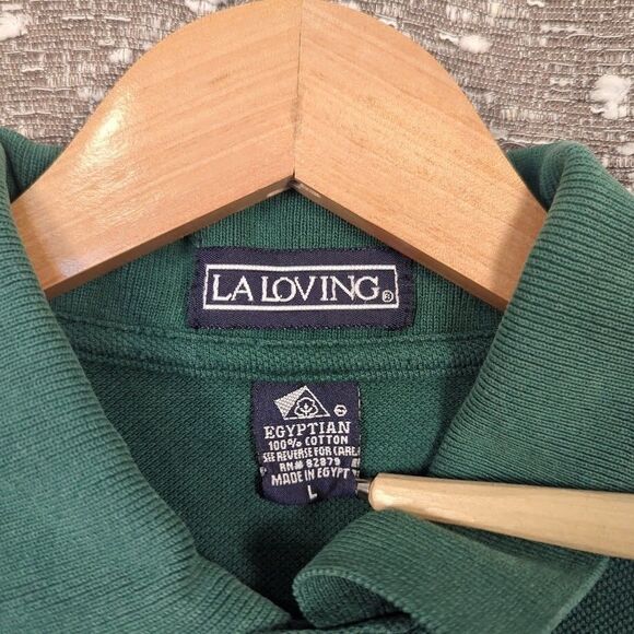Vintage Blackduck Minnesota Green Embroidered Polo Shirt LA Loving Men's Large - Picture 6 of 8